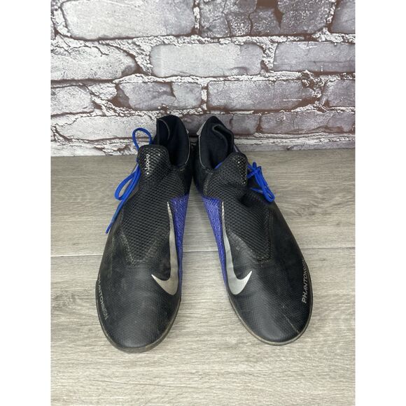 Nike Phantom Vision Elite DF SG Pro AC Black Synthetic Blue Lace Shoes Men 12 US - Picture 10 of 16